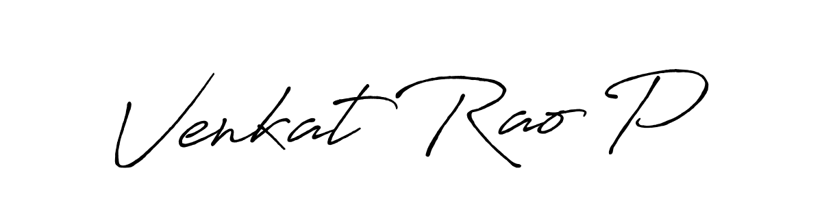 Make a beautiful signature design for name Venkat Rao P. Use this online signature maker to create a handwritten signature for free. Venkat Rao P signature style 7 images and pictures png