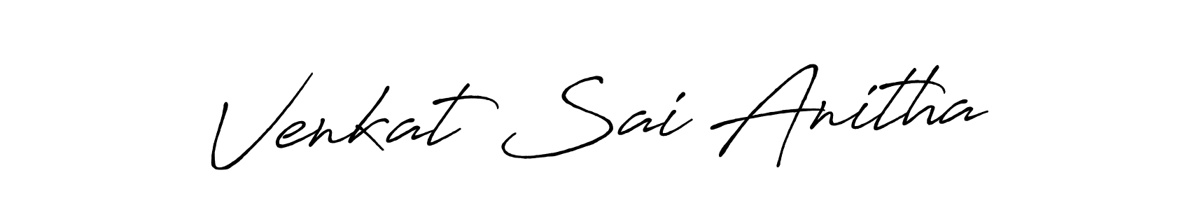 How to make Venkat Sai Anitha signature? Antro_Vectra_Bolder is a professional autograph style. Create handwritten signature for Venkat Sai Anitha name. Venkat Sai Anitha signature style 7 images and pictures png