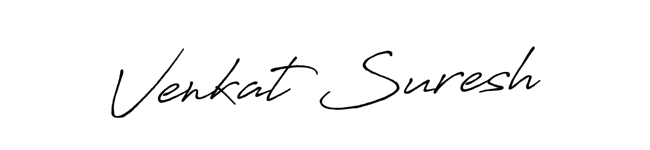 It looks lik you need a new signature style for name Venkat Suresh. Design unique handwritten (Antro_Vectra_Bolder) signature with our free signature maker in just a few clicks. Venkat Suresh signature style 7 images and pictures png