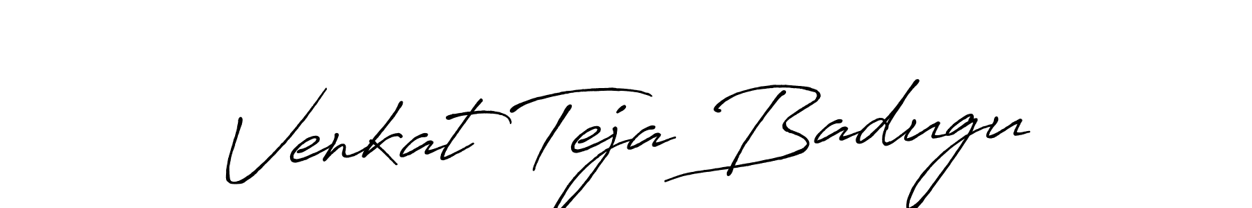 Make a short Venkat Teja Badugu signature style. Manage your documents anywhere anytime using Antro_Vectra_Bolder. Create and add eSignatures, submit forms, share and send files easily. Venkat Teja Badugu signature style 7 images and pictures png