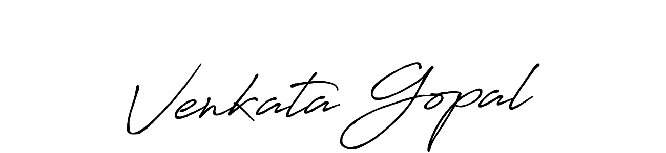 Use a signature maker to create a handwritten signature online. With this signature software, you can design (Antro_Vectra_Bolder) your own signature for name Venkata Gopal. Venkata Gopal signature style 7 images and pictures png