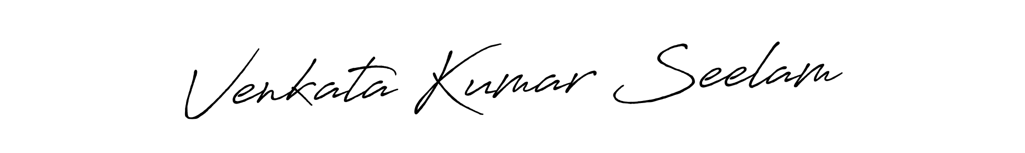 Similarly Antro_Vectra_Bolder is the best handwritten signature design. Signature creator online .You can use it as an online autograph creator for name Venkata Kumar Seelam. Venkata Kumar Seelam signature style 7 images and pictures png