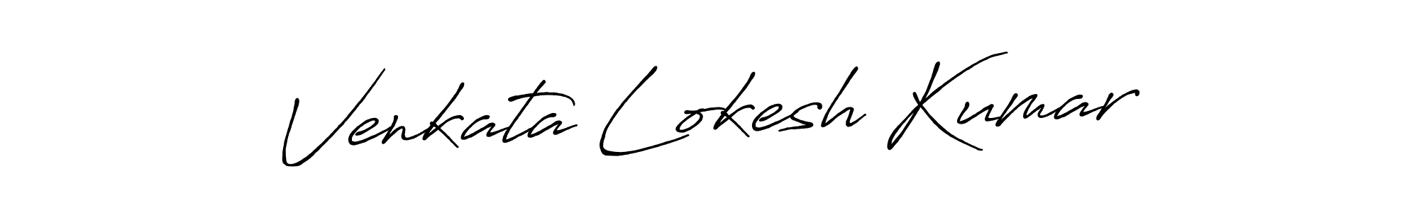 Venkata Lokesh Kumar stylish signature style. Best Handwritten Sign (Antro_Vectra_Bolder) for my name. Handwritten Signature Collection Ideas for my name Venkata Lokesh Kumar. Venkata Lokesh Kumar signature style 7 images and pictures png