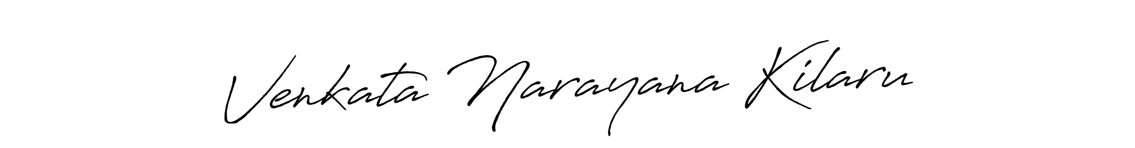 It looks lik you need a new signature style for name Venkata Narayana Kilaru. Design unique handwritten (Antro_Vectra_Bolder) signature with our free signature maker in just a few clicks. Venkata Narayana Kilaru signature style 7 images and pictures png