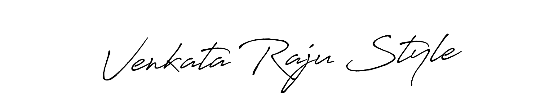 Design your own signature with our free online signature maker. With this signature software, you can create a handwritten (Antro_Vectra_Bolder) signature for name Venkata Raju Style. Venkata Raju Style signature style 7 images and pictures png