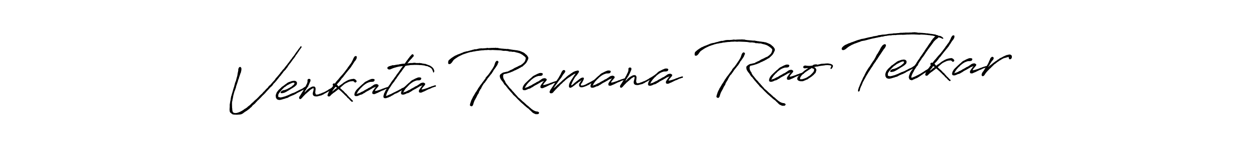 Also You can easily find your signature by using the search form. We will create Venkata Ramana Rao Telkar name handwritten signature images for you free of cost using Antro_Vectra_Bolder sign style. Venkata Ramana Rao Telkar signature style 7 images and pictures png