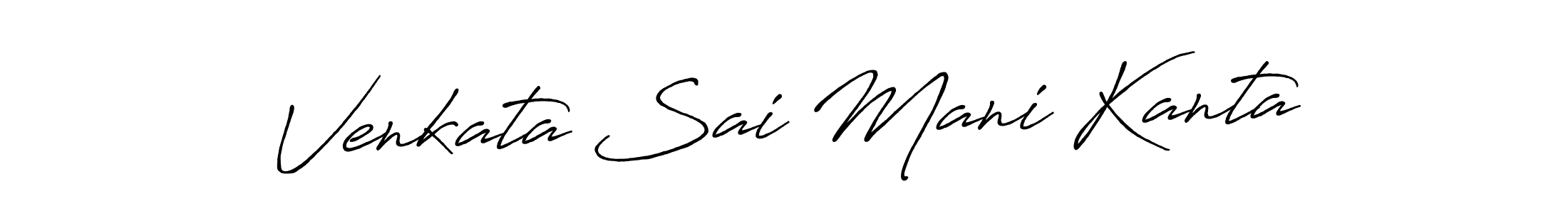 Venkata Sai Mani Kanta stylish signature style. Best Handwritten Sign (Antro_Vectra_Bolder) for my name. Handwritten Signature Collection Ideas for my name Venkata Sai Mani Kanta. Venkata Sai Mani Kanta signature style 7 images and pictures png