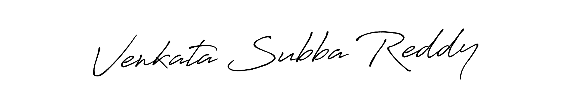 Once you've used our free online signature maker to create your best signature Antro_Vectra_Bolder style, it's time to enjoy all of the benefits that Venkata Subba Reddy name signing documents. Venkata Subba Reddy signature style 7 images and pictures png