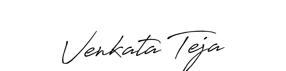 You should practise on your own different ways (Antro_Vectra_Bolder) to write your name (Venkata Teja) in signature. don't let someone else do it for you. Venkata Teja signature style 7 images and pictures png