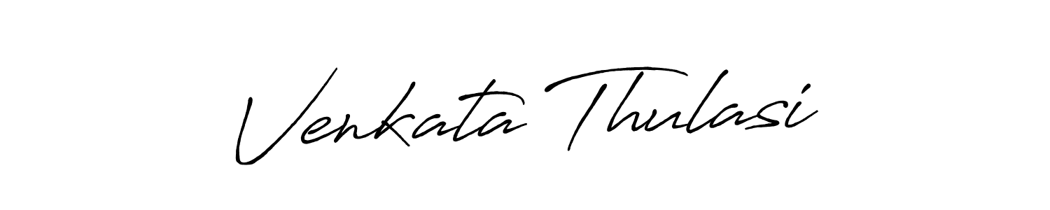 Design your own signature with our free online signature maker. With this signature software, you can create a handwritten (Antro_Vectra_Bolder) signature for name Venkata Thulasi. Venkata Thulasi signature style 7 images and pictures png