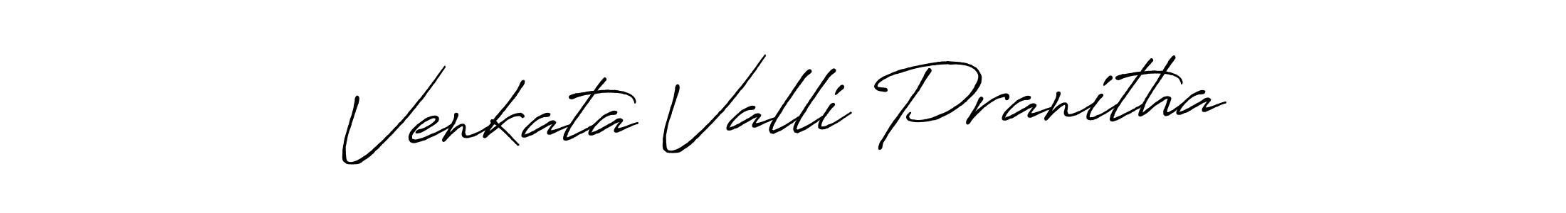 How to make Venkata Valli Pranitha signature? Antro_Vectra_Bolder is a professional autograph style. Create handwritten signature for Venkata Valli Pranitha name. Venkata Valli Pranitha signature style 7 images and pictures png
