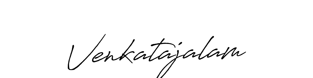 Venkatajalam stylish signature style. Best Handwritten Sign (Antro_Vectra_Bolder) for my name. Handwritten Signature Collection Ideas for my name Venkatajalam. Venkatajalam signature style 7 images and pictures png