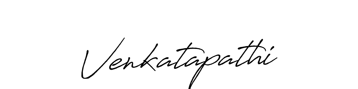 Create a beautiful signature design for name Venkatapathi. With this signature (Antro_Vectra_Bolder) fonts, you can make a handwritten signature for free. Venkatapathi signature style 7 images and pictures png