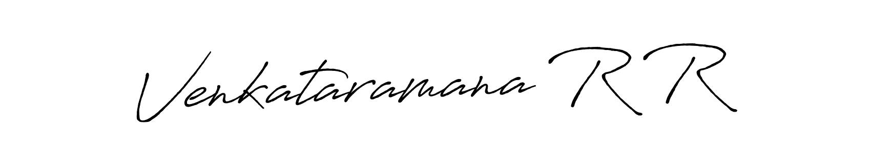 Also You can easily find your signature by using the search form. We will create Venkataramana R R name handwritten signature images for you free of cost using Antro_Vectra_Bolder sign style. Venkataramana R R signature style 7 images and pictures png