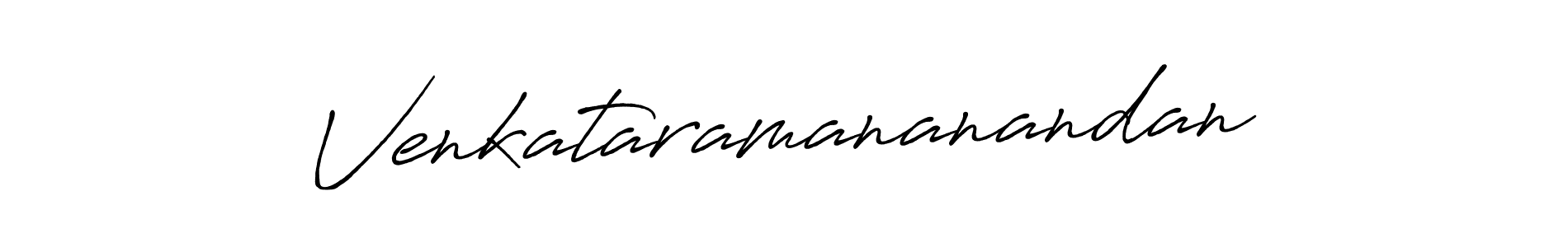 Venkataramananandan stylish signature style. Best Handwritten Sign (Antro_Vectra_Bolder) for my name. Handwritten Signature Collection Ideas for my name Venkataramananandan. Venkataramananandan signature style 7 images and pictures png