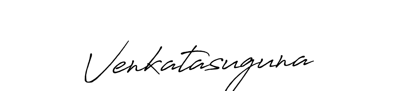 Create a beautiful signature design for name Venkatasuguna. With this signature (Antro_Vectra_Bolder) fonts, you can make a handwritten signature for free. Venkatasuguna signature style 7 images and pictures png