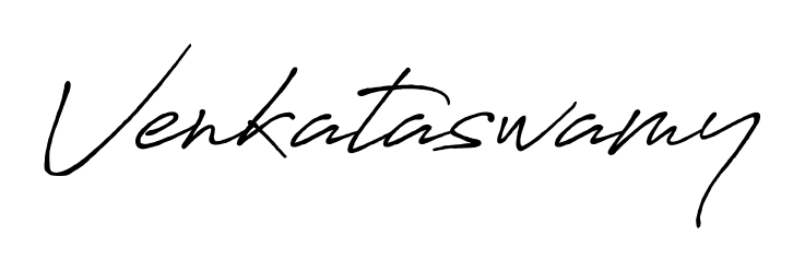 Use a signature maker to create a handwritten signature online. With this signature software, you can design (Antro_Vectra_Bolder) your own signature for name Venkataswamy. Venkataswamy signature style 7 images and pictures png