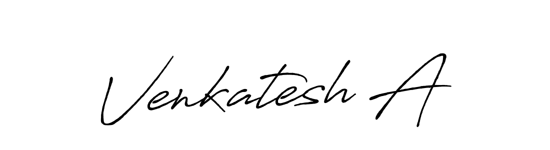 Also we have Venkatesh A name is the best signature style. Create professional handwritten signature collection using Antro_Vectra_Bolder autograph style. Venkatesh A signature style 7 images and pictures png