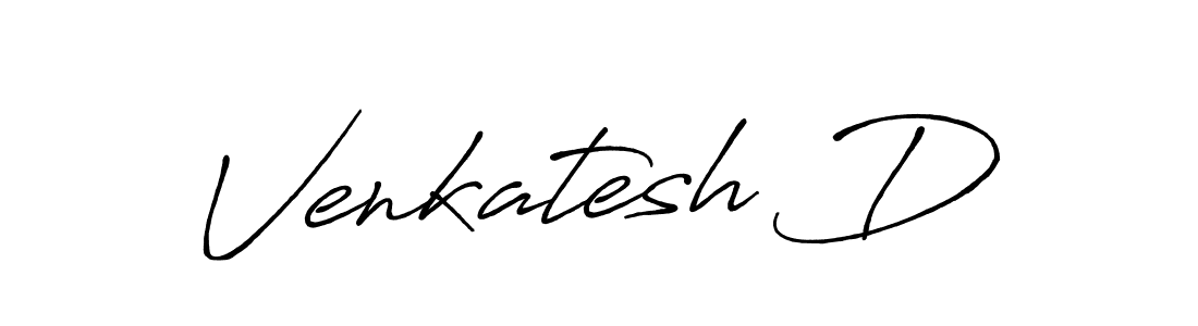 Make a beautiful signature design for name Venkatesh D. Use this online signature maker to create a handwritten signature for free. Venkatesh D signature style 7 images and pictures png