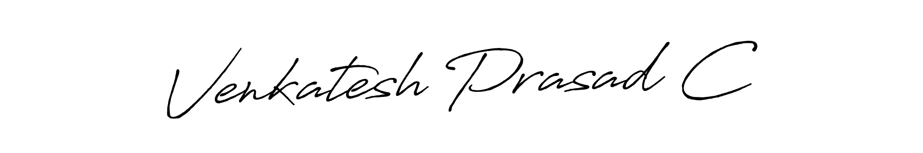 How to make Venkatesh Prasad C name signature. Use Antro_Vectra_Bolder style for creating short signs online. This is the latest handwritten sign. Venkatesh Prasad C signature style 7 images and pictures png