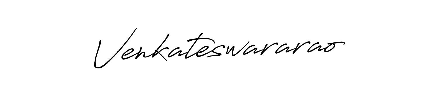 Make a beautiful signature design for name Venkateswararao. With this signature (Antro_Vectra_Bolder) style, you can create a handwritten signature for free. Venkateswararao signature style 7 images and pictures png