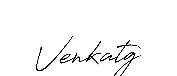 Venkatg stylish signature style. Best Handwritten Sign (Antro_Vectra_Bolder) for my name. Handwritten Signature Collection Ideas for my name Venkatg. Venkatg signature style 7 images and pictures png