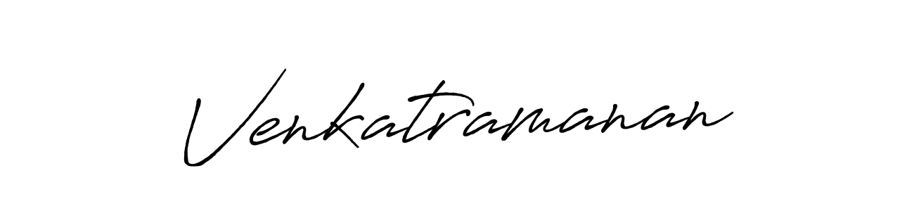 Create a beautiful signature design for name Venkatramanan. With this signature (Antro_Vectra_Bolder) fonts, you can make a handwritten signature for free. Venkatramanan signature style 7 images and pictures png