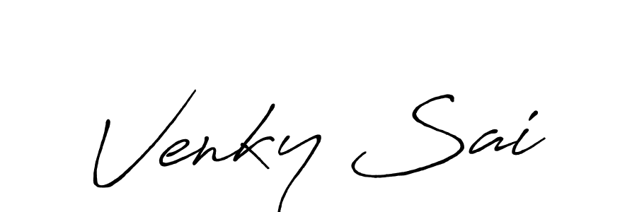 It looks lik you need a new signature style for name Venky Sai. Design unique handwritten (Antro_Vectra_Bolder) signature with our free signature maker in just a few clicks. Venky Sai signature style 7 images and pictures png