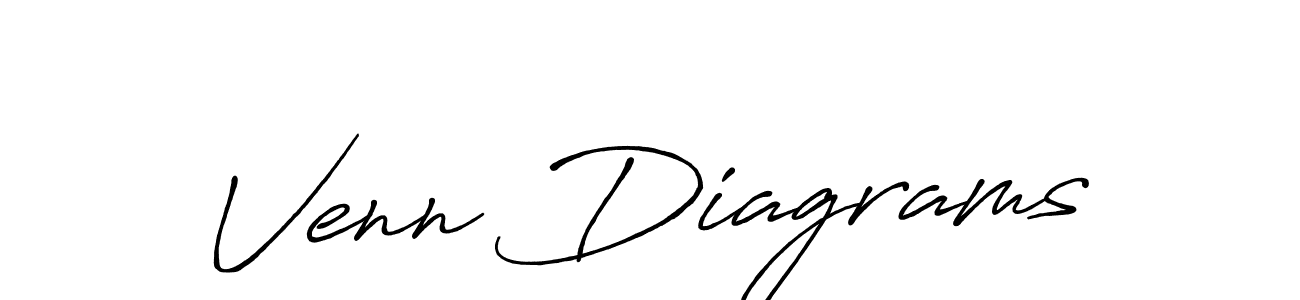 Antro_Vectra_Bolder is a professional signature style that is perfect for those who want to add a touch of class to their signature. It is also a great choice for those who want to make their signature more unique. Get Venn Diagrams name to fancy signature for free. Venn Diagrams signature style 7 images and pictures png
