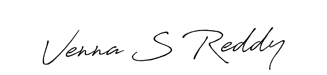 Similarly Antro_Vectra_Bolder is the best handwritten signature design. Signature creator online .You can use it as an online autograph creator for name Venna S Reddy. Venna S Reddy signature style 7 images and pictures png
