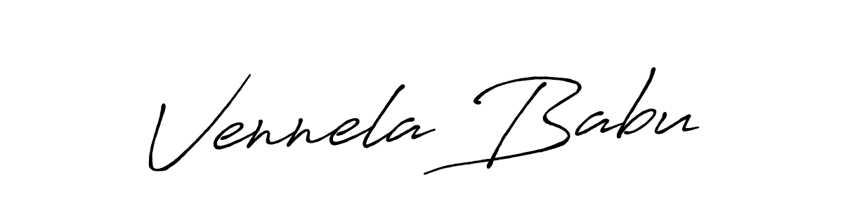 Similarly Antro_Vectra_Bolder is the best handwritten signature design. Signature creator online .You can use it as an online autograph creator for name Vennela Babu. Vennela Babu signature style 7 images and pictures png