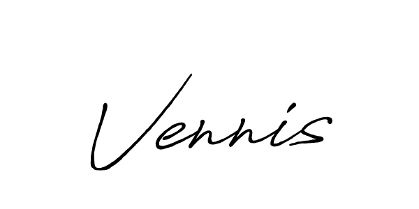 This is the best signature style for the Vennis name. Also you like these signature font (Antro_Vectra_Bolder). Mix name signature. Vennis signature style 7 images and pictures png