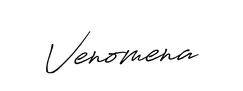 Design your own signature with our free online signature maker. With this signature software, you can create a handwritten (Antro_Vectra_Bolder) signature for name Venomena. Venomena signature style 7 images and pictures png