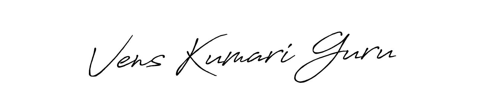 See photos of Vens Kumari Guru official signature by Spectra . Check more albums & portfolios. Read reviews & check more about Antro_Vectra_Bolder font. Vens Kumari Guru signature style 7 images and pictures png