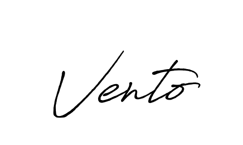 Similarly Antro_Vectra_Bolder is the best handwritten signature design. Signature creator online .You can use it as an online autograph creator for name Vento. Vento signature style 7 images and pictures png