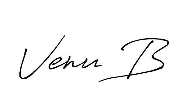 Make a beautiful signature design for name Venu B. Use this online signature maker to create a handwritten signature for free. Venu B signature style 7 images and pictures png