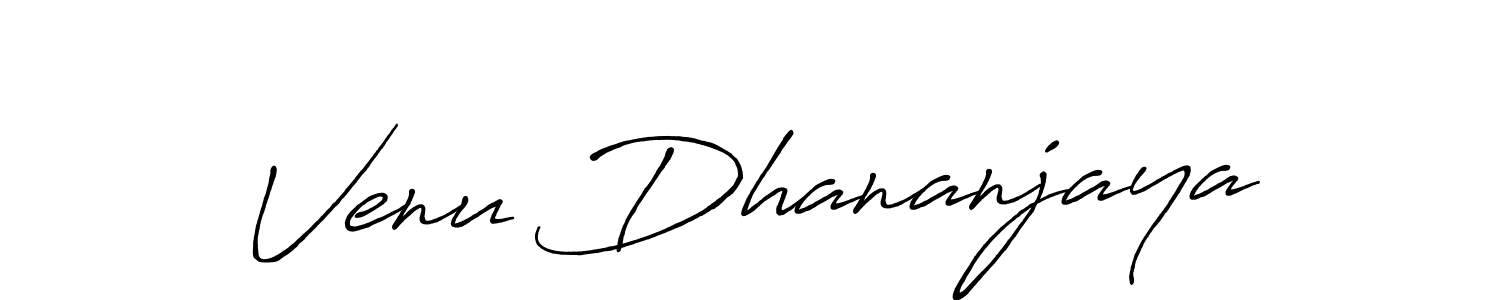 It looks lik you need a new signature style for name Venu Dhananjaya. Design unique handwritten (Antro_Vectra_Bolder) signature with our free signature maker in just a few clicks. Venu Dhananjaya signature style 7 images and pictures png