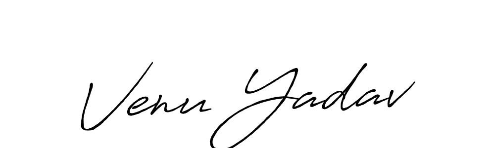 if you are searching for the best signature style for your name Venu Yadav. so please give up your signature search. here we have designed multiple signature styles  using Antro_Vectra_Bolder. Venu Yadav signature style 7 images and pictures png