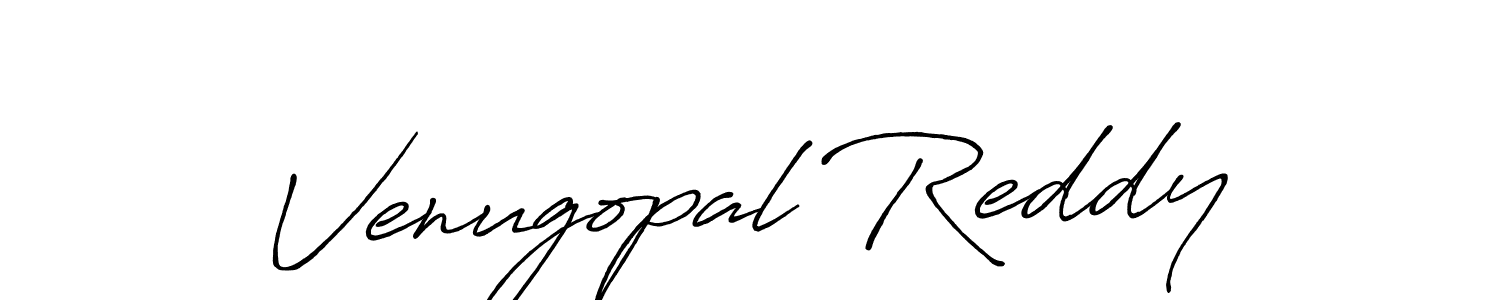Also we have Venugopal Reddy name is the best signature style. Create professional handwritten signature collection using Antro_Vectra_Bolder autograph style. Venugopal Reddy signature style 7 images and pictures png