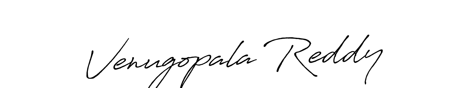 Use a signature maker to create a handwritten signature online. With this signature software, you can design (Antro_Vectra_Bolder) your own signature for name Venugopala Reddy. Venugopala Reddy signature style 7 images and pictures png