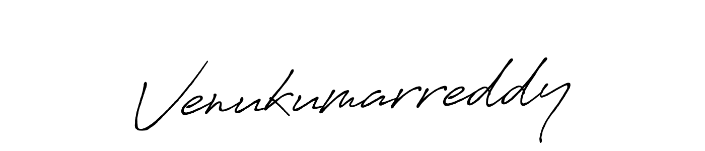 Create a beautiful signature design for name Venukumarreddy. With this signature (Antro_Vectra_Bolder) fonts, you can make a handwritten signature for free. Venukumarreddy signature style 7 images and pictures png