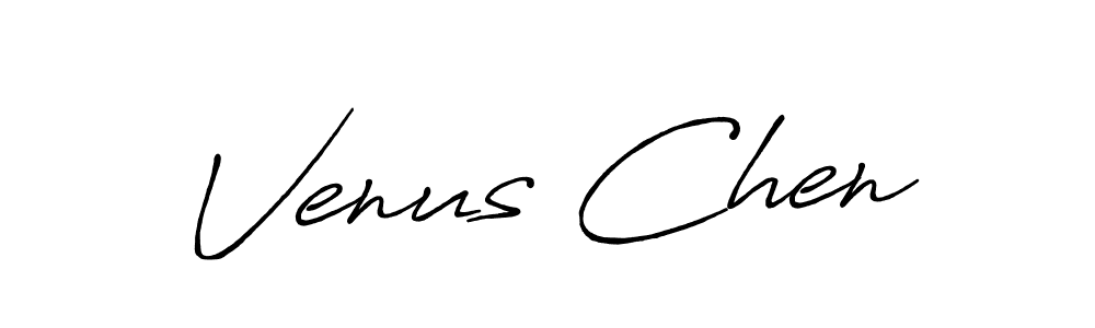 if you are searching for the best signature style for your name Venus Chen. so please give up your signature search. here we have designed multiple signature styles  using Antro_Vectra_Bolder. Venus Chen signature style 7 images and pictures png
