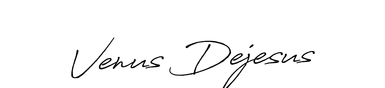 Venus Dejesus stylish signature style. Best Handwritten Sign (Antro_Vectra_Bolder) for my name. Handwritten Signature Collection Ideas for my name Venus Dejesus. Venus Dejesus signature style 7 images and pictures png