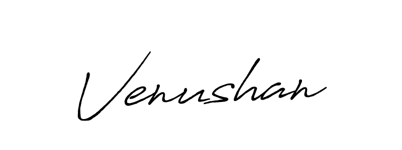 Also You can easily find your signature by using the search form. We will create Venushan name handwritten signature images for you free of cost using Antro_Vectra_Bolder sign style. Venushan signature style 7 images and pictures png