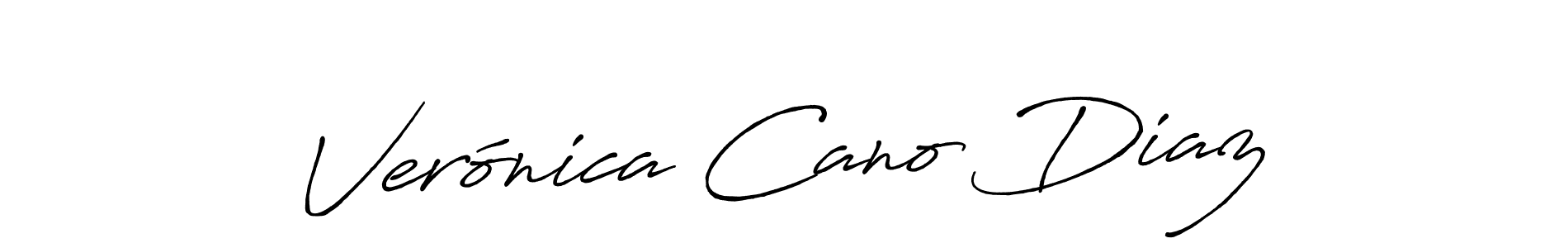 Use a signature maker to create a handwritten signature online. With this signature software, you can design (Antro_Vectra_Bolder) your own signature for name Verónica Cano Diaz. Verónica Cano Diaz signature style 7 images and pictures png