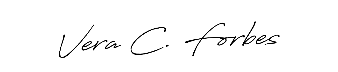 How to Draw Vera C. Forbes signature style? Antro_Vectra_Bolder is a latest design signature styles for name Vera C. Forbes. Vera C. Forbes signature style 7 images and pictures png