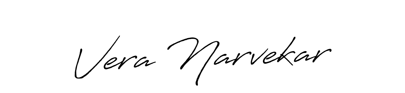 if you are searching for the best signature style for your name Vera Narvekar. so please give up your signature search. here we have designed multiple signature styles  using Antro_Vectra_Bolder. Vera Narvekar signature style 7 images and pictures png