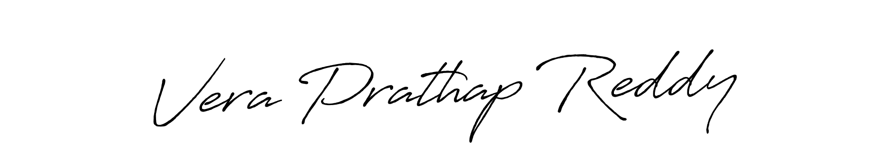 Vera Prathap Reddy stylish signature style. Best Handwritten Sign (Antro_Vectra_Bolder) for my name. Handwritten Signature Collection Ideas for my name Vera Prathap Reddy. Vera Prathap Reddy signature style 7 images and pictures png