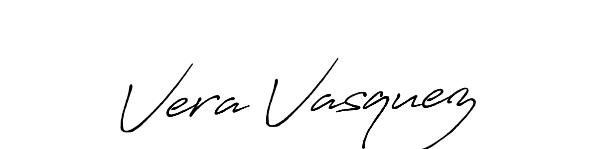 Also we have Vera Vasquez name is the best signature style. Create professional handwritten signature collection using Antro_Vectra_Bolder autograph style. Vera Vasquez signature style 7 images and pictures png