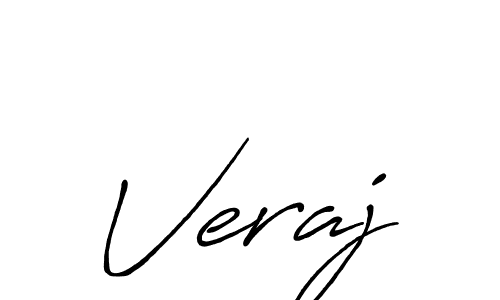 How to make Veraj signature? Antro_Vectra_Bolder is a professional autograph style. Create handwritten signature for Veraj name. Veraj signature style 7 images and pictures png